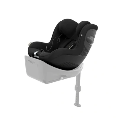 Abbildung von CYBEX Gold Kinder Autositz Sirona G i Size Comfort, Ohne Base, Ab ca. 3 Monaten bis 4 Jahre, Max. 19 kg, 61 105 cm (Ab Geburt / 40 mit Neugeboreneneinlage), Moon Black