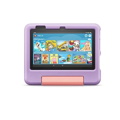 Abbildung von Kindgerechte Hülle für das Fire 7 Tablet (nur kompatibel mit der 12. Generation, 2022), Kinder von 37 Jahren, violett