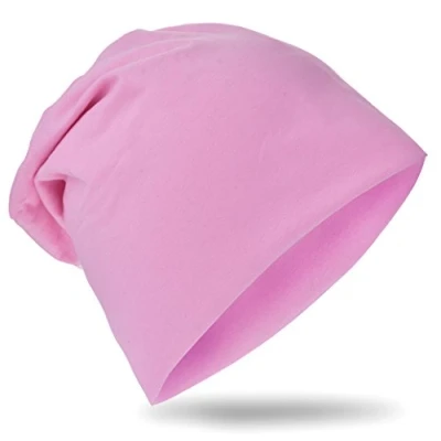 Abbildung von Miobo Kinder Slouch Beanie Mütze,Baumwolle,Unifarbe Rosa 43