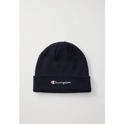 Abbildung von Champion Unisex Lifestyle Caps (806064) Recycled Acrylic Knitted Yarn Embroidered Script Logo Beanie Mütze, Blau (BS501), One Size