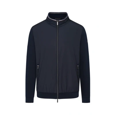 Abbildung von bugatti MIT Reissverschluss Sweatjacke, Herren, Größe: Medium, Marine