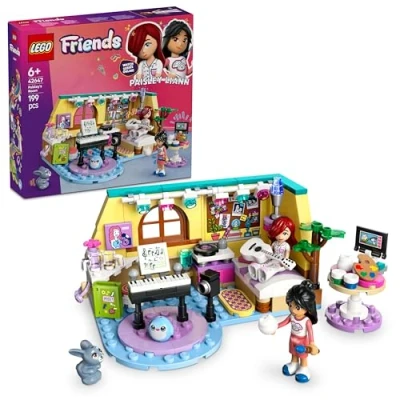 Abbildung von LEGO Friends Paisleys Zimmer, BAU und Spielset für fantasievolle Rollenspiele, Geschenk Mädchen ab 6 Jahren, Set mit 2 Minifiguren Einer Hasen Tierfigur, Lernspielzeug 42647