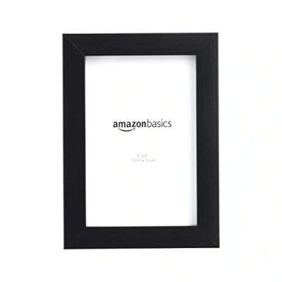 Abbildung von Amazon Basics Rechteckig Fotorahmen, 10 x 15 cm, 2 Stück, 18 13 Schwarz