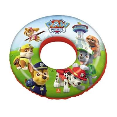 Abbildung von Mondo Toys PAW PATROL Swim Ring Aufblasbarer Schwimmring ideal für Jungen / Mädchen verwendbar im Schwimmbad Meer 16629