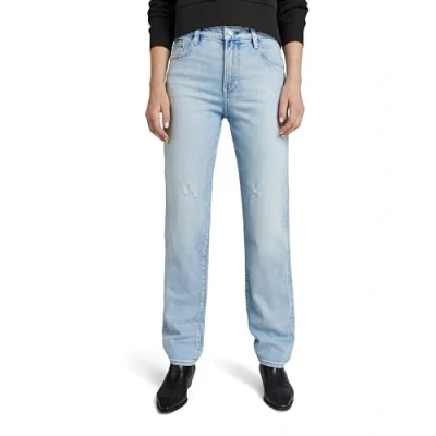 Abbildung von G STAR RAW Damen Viktoria High Straight Jeans, Blau (Sun Faded Mirage Blue D23959 D503 G316), 25W / 30L