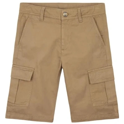 Abbildung von CityComfort Cargo Shorts Jungen, Kurze Cargohose Jungen mit Taschen &amp; Elastischem Bund (Beige, 13 14 Jahre)