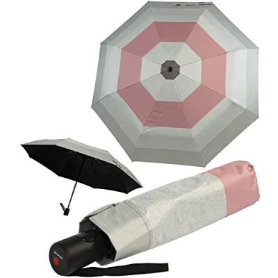 Abbildung von Knirps Taschenschirm A.200 Medium Duomatic mit UV und Hitze Schutz Popy Rose