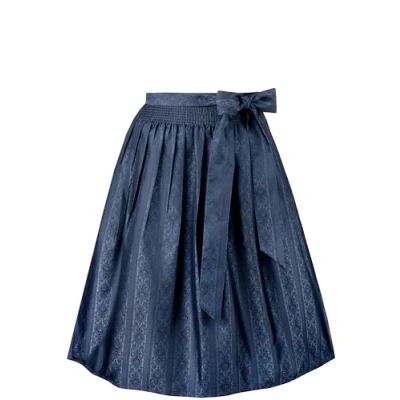 Abbildung von Stockerpoint Corinna Damen Midi Dirndlschürze, Blau, 46 50