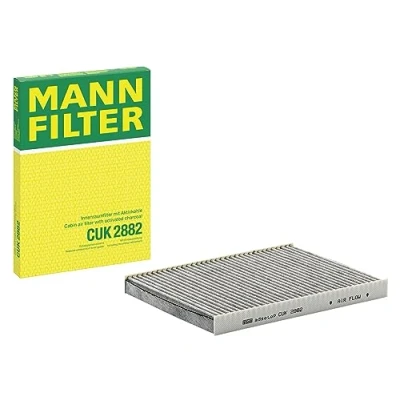 Abbildung von MANN FILTER CUK 2882 Innenraumfilter Pollenfilter mit Aktivkohle Für PKW