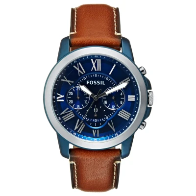 Abbildung von Fossil Chronograph, Herren, Größe: One Size, Hellbraun