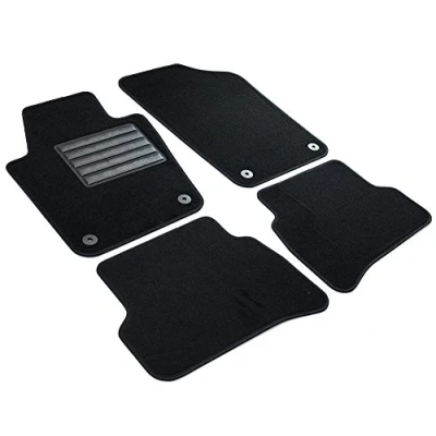 Abbildung von MDM SP 3748 Fußmatten Velours Autoteppich passend für Volkswagen Polo V (6R) 05.2009&gt;09.2017 / Seat Ibiza 2008&gt;05.2017 Skoda Fabia III 2014&gt;, black