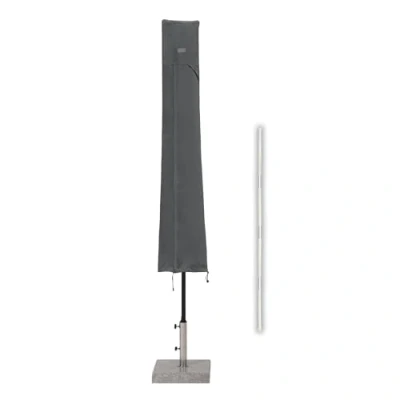 Abbildung von Sekey Sonnenschirm Schutzhülle mit Stab, Abdeckhauben für Ø 350cm / 200x300cm Gartenschirm Belüftungsöffnungen, Abdeckung Marktschirm/Balkonschirm, wasserdicht