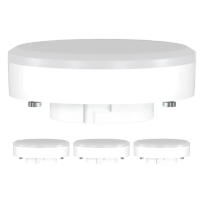 Abbildung von ledscom.de 4 Stück GX53 LED Leuchtmittel, warmweiß (2700 K), 10,6 W, 1038lm, 115, matt