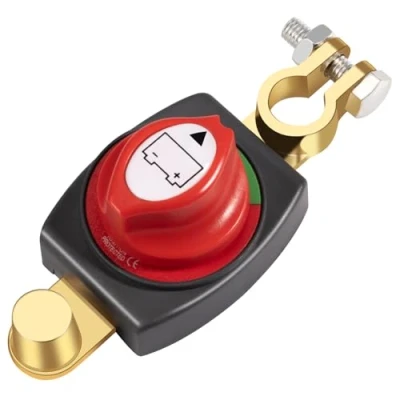 Abbildung von Batterie Trennschalter 12v 24V Batterietrennschalter Auto Hauptschalter 275A ON Off Einbau Stromschalter für LKW Boot Jacht Wohnwagen Motorrad KFZ