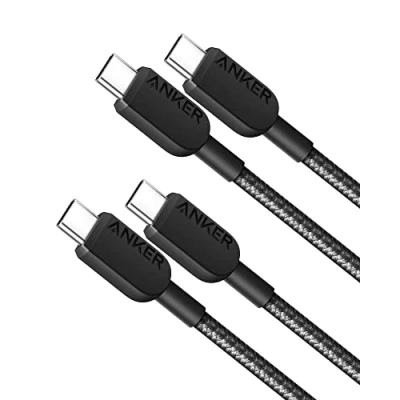 Abbildung von Anker USB C auf Kabel, 310 Kabel 60W, 90cm Ladekabel für iPhone 16/15 Serie, MacBook Pro/Air, iPad Galaxy S24, Pixel, Switch, LG und mehr (USB 2.0) 90cm+90cm