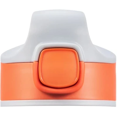 Abbildung von SIGG Miracle Kids Top Paprika Red Ersatz Verschluss, Ersatzteil für alle Aluminium und Tritan Flaschen (0.35 L, 0.4 0.45 L), Ersatzdeckel Trinkflasche mit Strohhalm