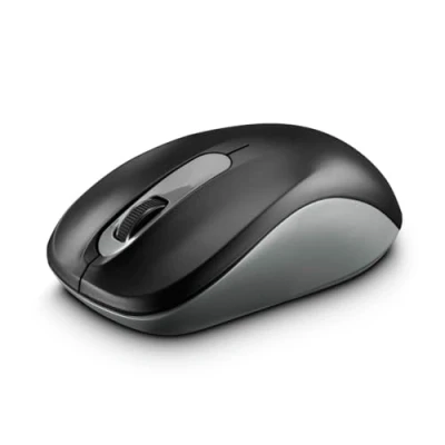 Abbildung von Hama kabellose Maus für Links und Rechtshänder (3 Tasten, 2,4 Ghz, mit USB Nanoempfänger, 1600 dpi, optische Maus, Notebook PC) anthrazit / schwarz
