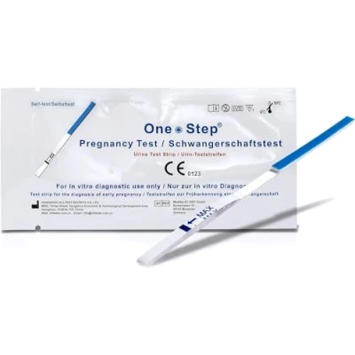 Abbildung von 10 x One+Step ultraempfindlicher Schwangerschaftstest Frühtest Pregnancy Test Frühschwangerschaftstest