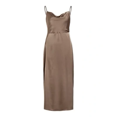 Abbildung von Vila VIRAVENNA Strap Ankle Dress NOOS,Fossil,38