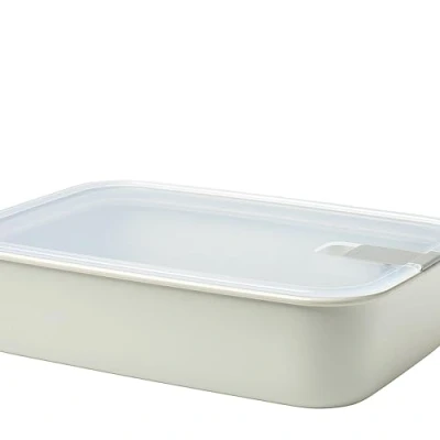 Abbildung von Mepal Frischhaltedose EasyClip Schüssel mit Deckel &amp; Klickverschluss Geeignet für Mikrowelle, Dampfgarer, Kühl und Gefrierschrank Luftdicht auslaufsicher 2250 ml Nordic white