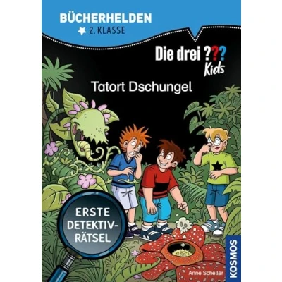 Abbildung von Die drei ??? Kids, Bücherhelden 2. Klasse, Tatort Dschungel: Erste Detektivrätsel, Erstleser Kinder ab 7 Jahre