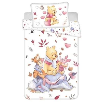 Abbildung von Jerry Fabrics Bettwäsche für Babys, Winnie Puuh, wendbar, 100 x 135 cm + Kissenbezug 40 60