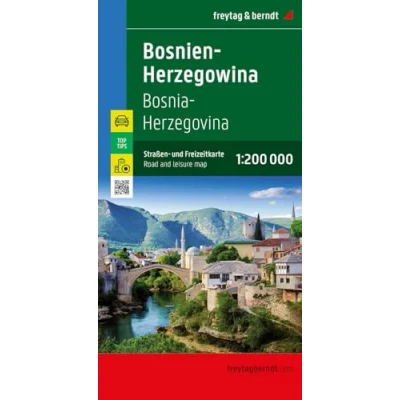 Abbildung von Bosnien Herzegowina, Straßen und Freizeitkarte 1:200.000, freytag &amp; berndt: Mit Infoguide, Top Tips (freytag berndt Auto + Freizeitkarten)