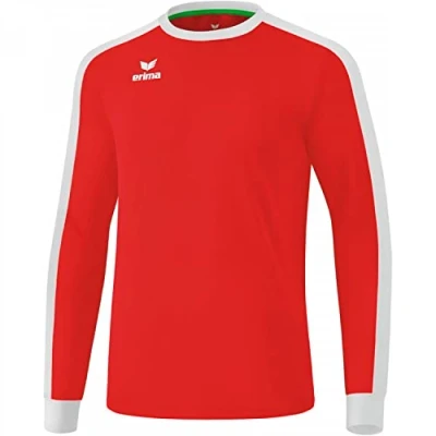 Abbildung von Erima Herren Retro Star Trikot Langarm, Rot/Weiß, M EU