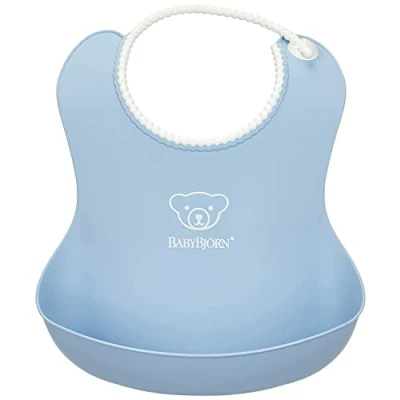 Abbildung von BabyBjörn Lätzchen, 1 pack, Blassblau, Kunststoff