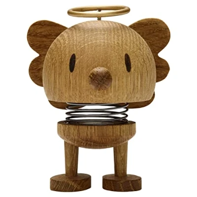 Abbildung von Hoptimist Skandinavisches Design Weihnachtsfigur Small Angel Bumble Höhe: 7,5 cm Oak