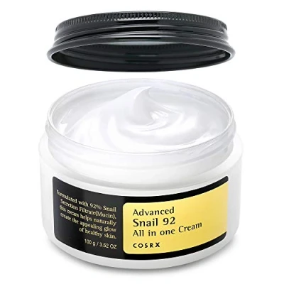 Abbildung von COSRX Advanced Snail 92% All in One Cream Schneckenschleim Creme mit Hyaluron Anti Pickel Falten Gesichtscreme für trockene und empfindliche Haut Korean Skincare