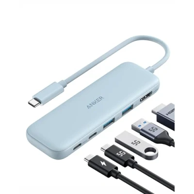 Abbildung von Anker USB C Hub, 332 Hub (5 in 1) mit 4K HDMI Display, 5Gbps Datenanschluss und 2 A Ports für MacBook Pro, Air, Dell XPS, Lenovo Thinkpad, HP Laptops Mehr