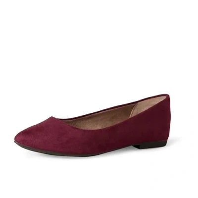 Abbildung von Amazon Essentials Damen Ballerinas mit spitzem Zehenbereich, Maronibraun, 39 EU Weit