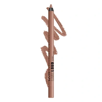 Abbildung von NYX Professional Makeup Lipliner, Mattes Finish, Kuss und farbecht sowie wischfest, Langanhaltend, Line Loud, 05 Global Citizen