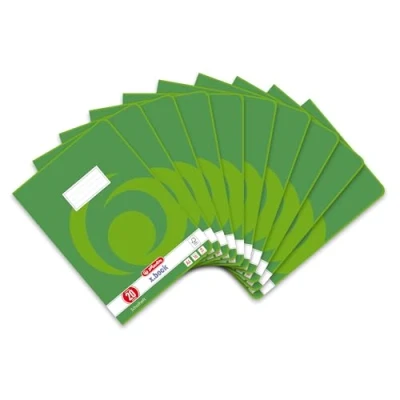 Abbildung von Herlitz 3322005 Schulheft A4, blanko, Lineatur 20, 16 Blatt, 8 Motive 10er Packung