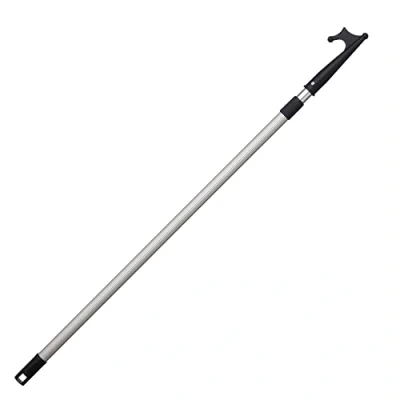Abbildung von Sprenger Teleskop Bootshaken aus eloxiertem Aluminium I kompakt, arretierbar und ausziehbar, 120 200 cm, Ø 25/280 mm schwimmfähig seewasserbeständig
