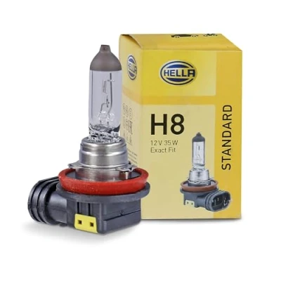 Abbildung von HELLA 8GH 008 356 121 Halogen Glühlampe H8 Standard 12V 35W Sockelausführung Glühlampe: PGJ19 1 Schachtel Menge: 1, Karton