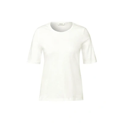 Abbildung von Cecil Tshirt basic, Damen, Größe: Large, Weiß