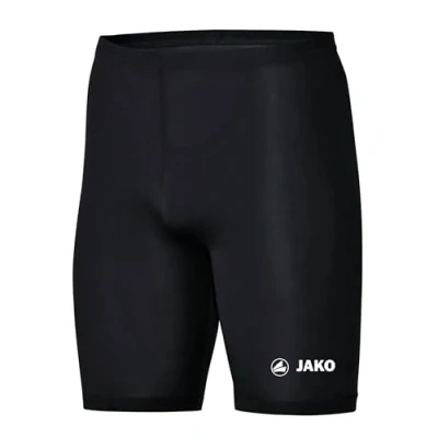 Abbildung von JAKO Unterziehhose Tight Basic 2.0 Schwarz M Elastische Fahrradhose aus Polyester, Radlerhose mit elastischem Bund, Schnell trocknende Thermohose
