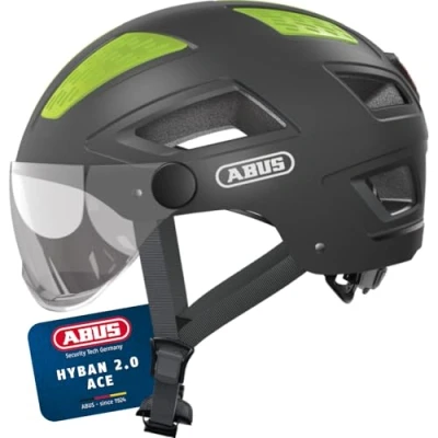 Abbildung von ABUS 86938 Fahrradhelm, Schwarz (Titan), L (56 61 cm​)