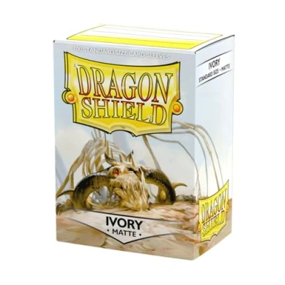 Abbildung von Arcane Tinmen ART11017 Dragon Shield: Matte Ivory (100)