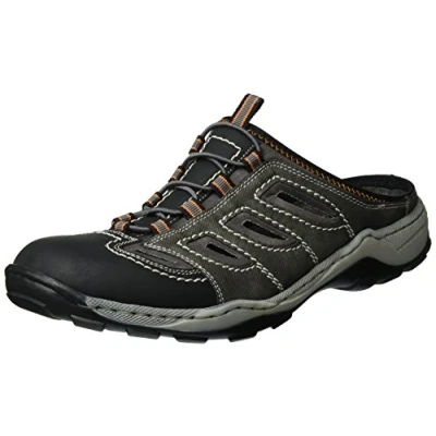 Abbildung von Rieker Herren 08096 Clogs, Grau (schwarz/rauch/rauch/00), 46 EU