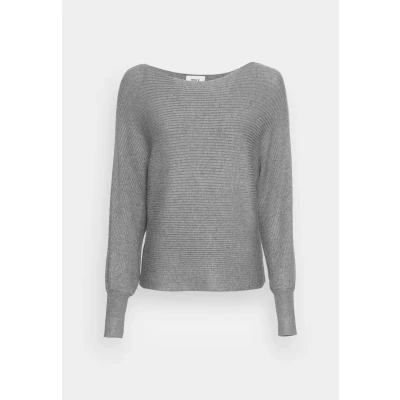 Abbildung von ONLY Adaline LS Strickpullover, Damen, Größe: XL, Medium grey melange