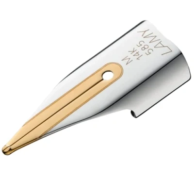 Abbildung von Lamy Z 55 Feder 888 14 kt. Goldfeder, bicolor (partiell platiniert) Federstärke M 1227752 Silber Gold 1 Stück (1er Pack)