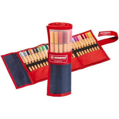 Abbildung von Fineliner STABILO point 88 25er Rollerset mit 25 verschiedenen Farben