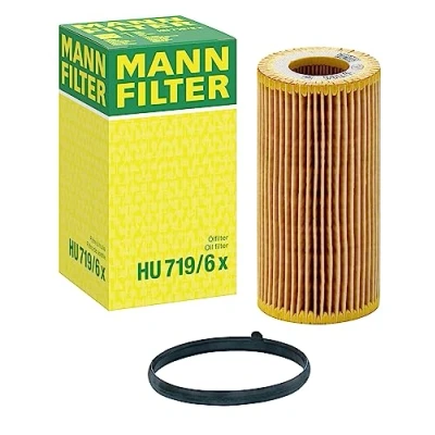 Abbildung von MANN FILTER HU 719/6 X Ölfilter Satz mit Dichtung / Dichtungssatz Für PKW