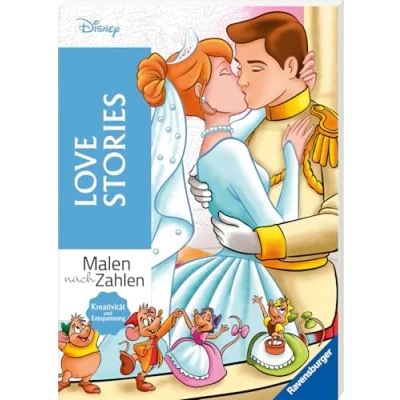 Abbildung von Malen nach Zahlen Disney: Love Stories Malbuch für Erwachsene