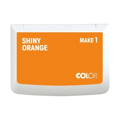 Abbildung von COLOP Stempelkissen MAKE 1 shiny orange, 50 x 90 mm, Kissen für traditionelle Handstempel und Kreativstempel