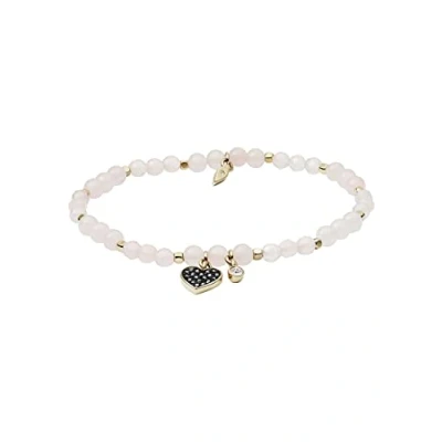 Abbildung von Fossil Armband Für Frauen Wellness, Innenlänge:165mm Rosa Halbedelstein Armband, JA6922710