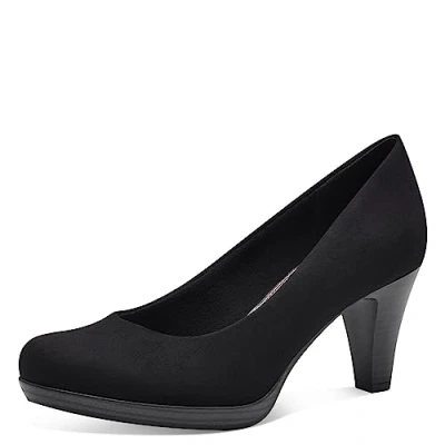 Abbildung von MARCO TOZZI Damen Pumps Vegan Elegant, Schwarz (Black), 38 EU
